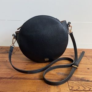 Collection XIIX Black Round Crossbody Purse